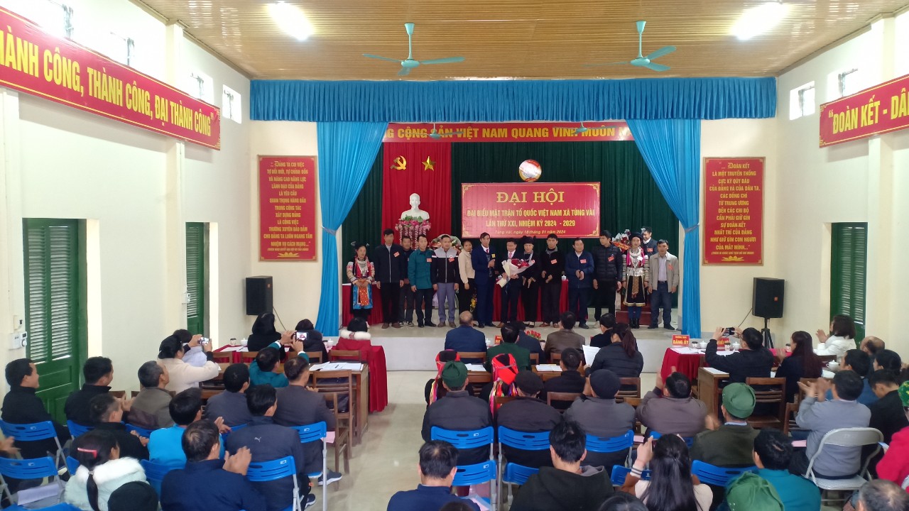 Đại hội Đại biểu Mặt trận Tổ quốc Việt Nam xã Tùng Vài lần thứ XXI, nhiệm kỳ 2024 – 2029